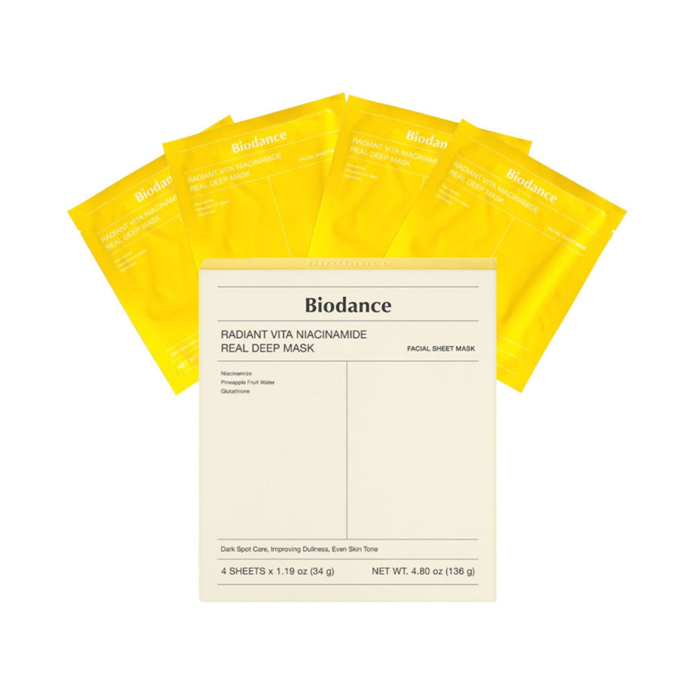 Biodance  Radiant Vita Niacinamide Real Deep Mask 1 Pc