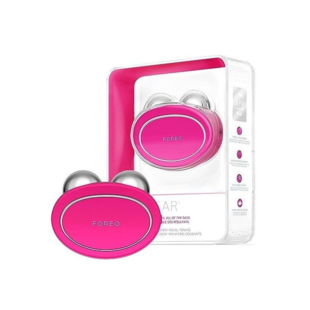FOREO BEAR Smart Microcurrent Facial Toning Device Fuchsia