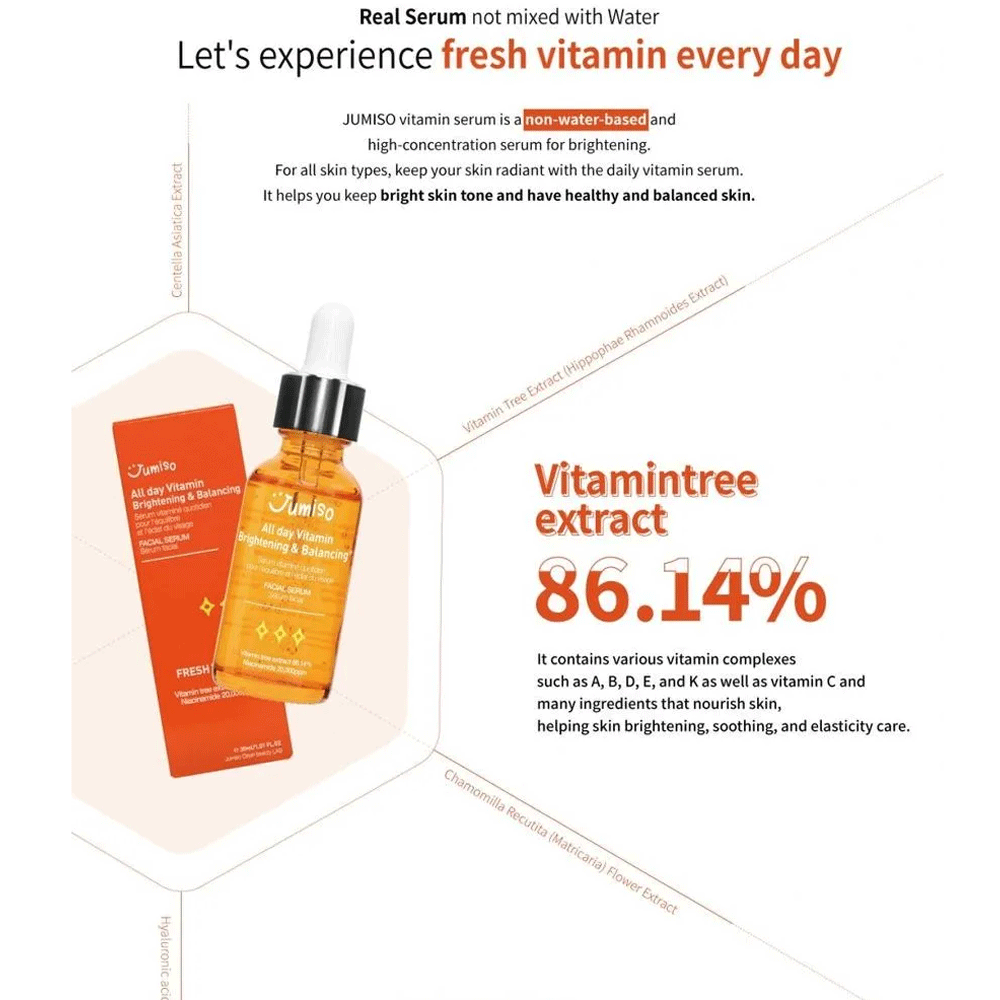 Jumiso All Day Vitamin Brightening & Balancing Serum