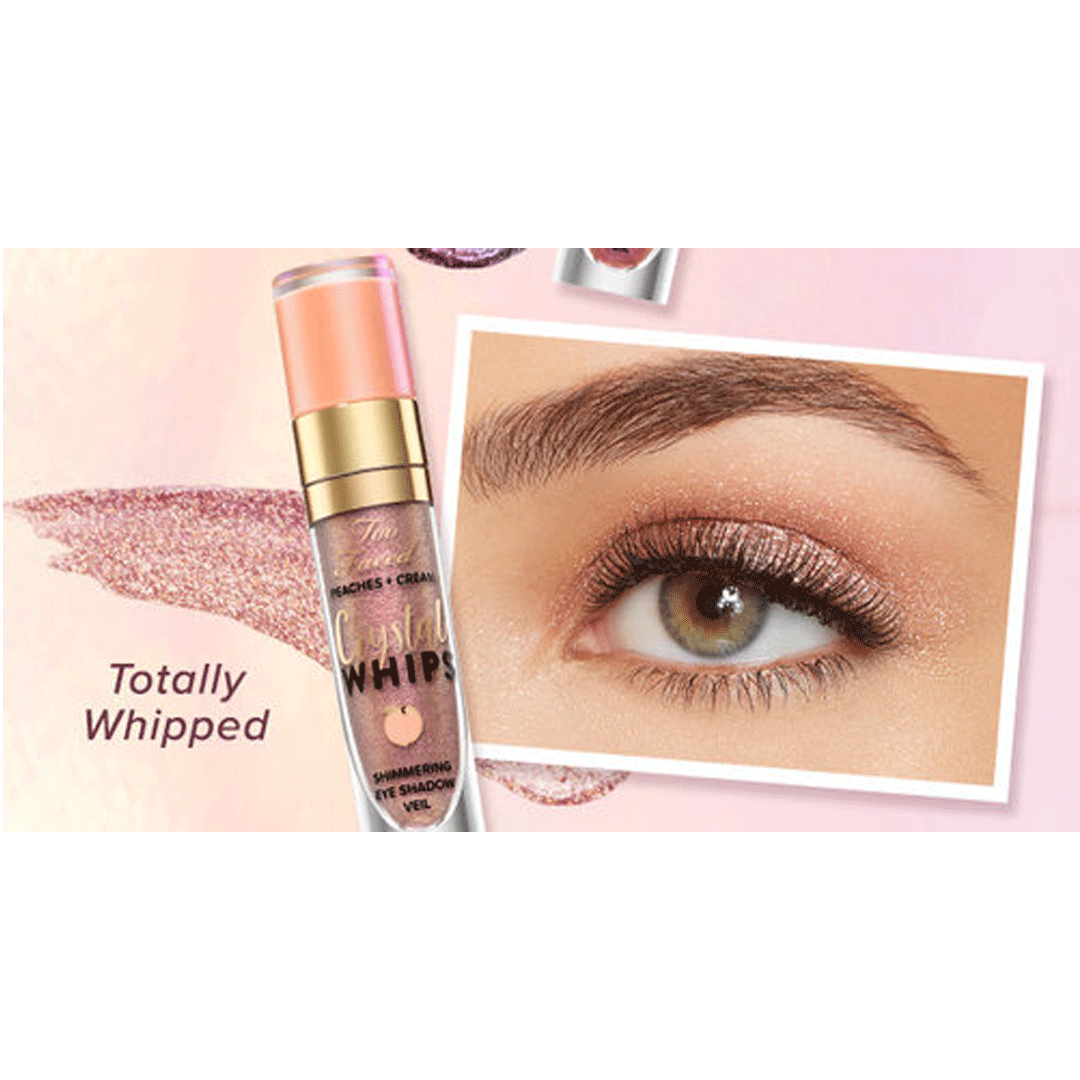 Too Faced Crystal Whips Shimmering Liquid Eye Shadow - Pop The Bubbly