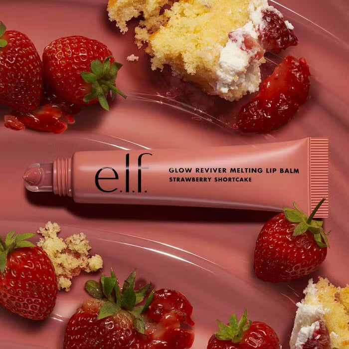 e.l.f - Glow Reviver Melting Lip Balm - Straw Berry Shortcake