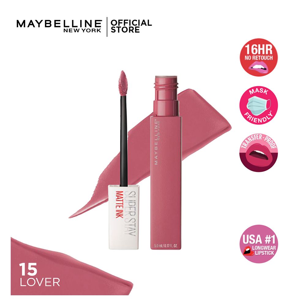 Maybelline Superstay Matte Ink Liquid Lipstick - 15 lover