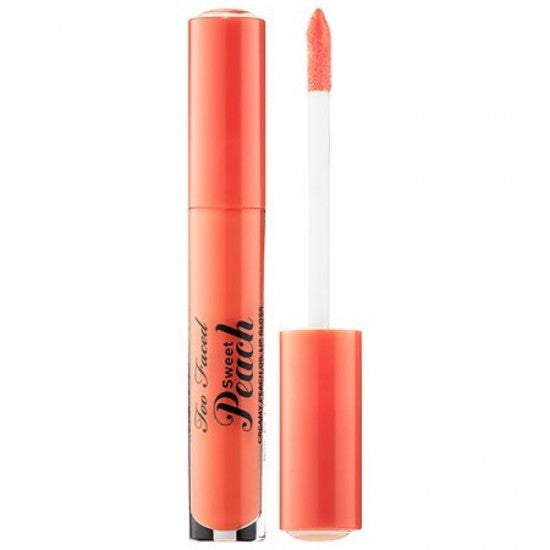 Too Faced- Sweet Peach Creamy Peach Oil Lip Gloss - Poppin Peach