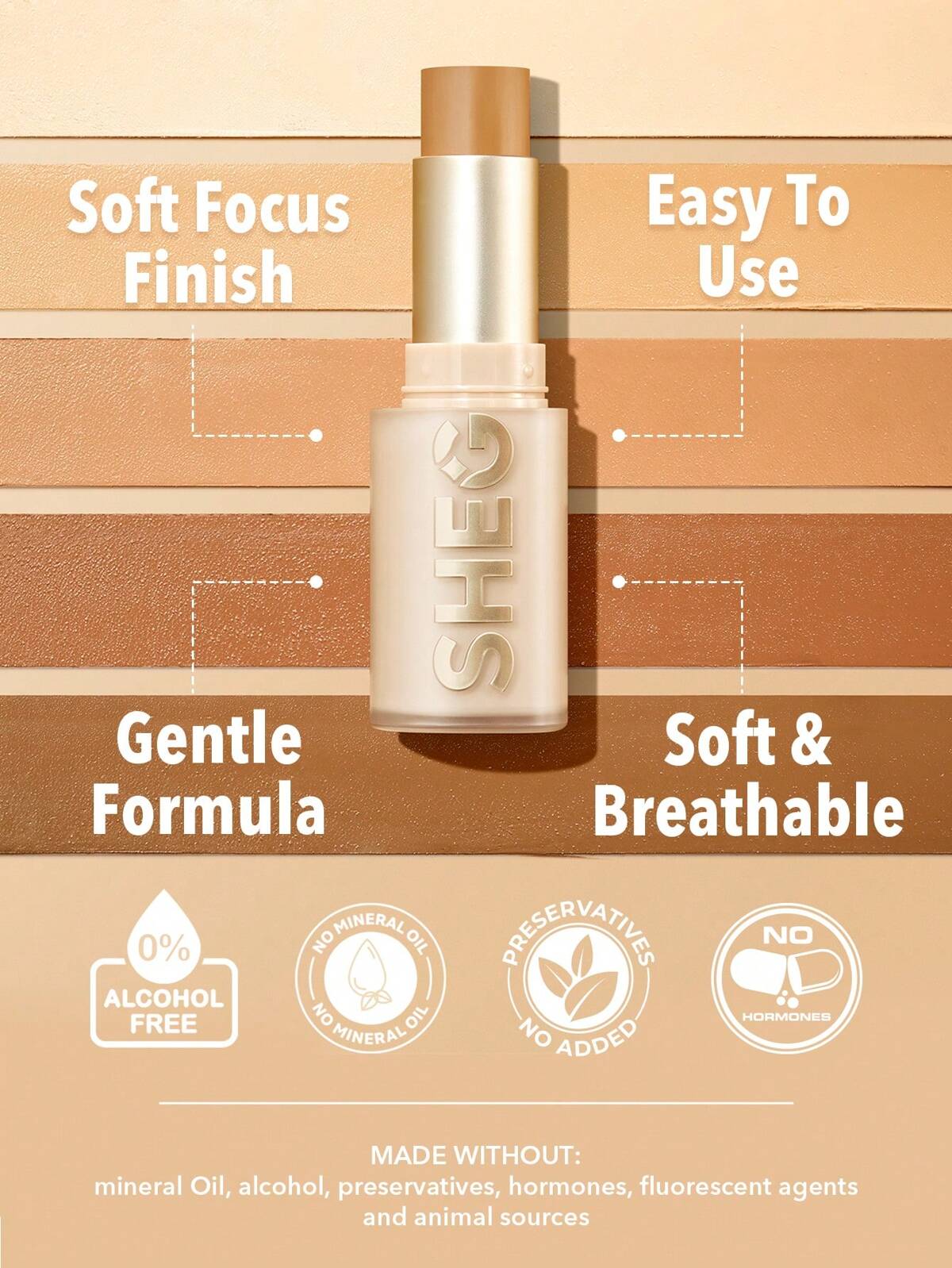 Sheglam Skin Magnet High Coverage Foundation Stick-Fair