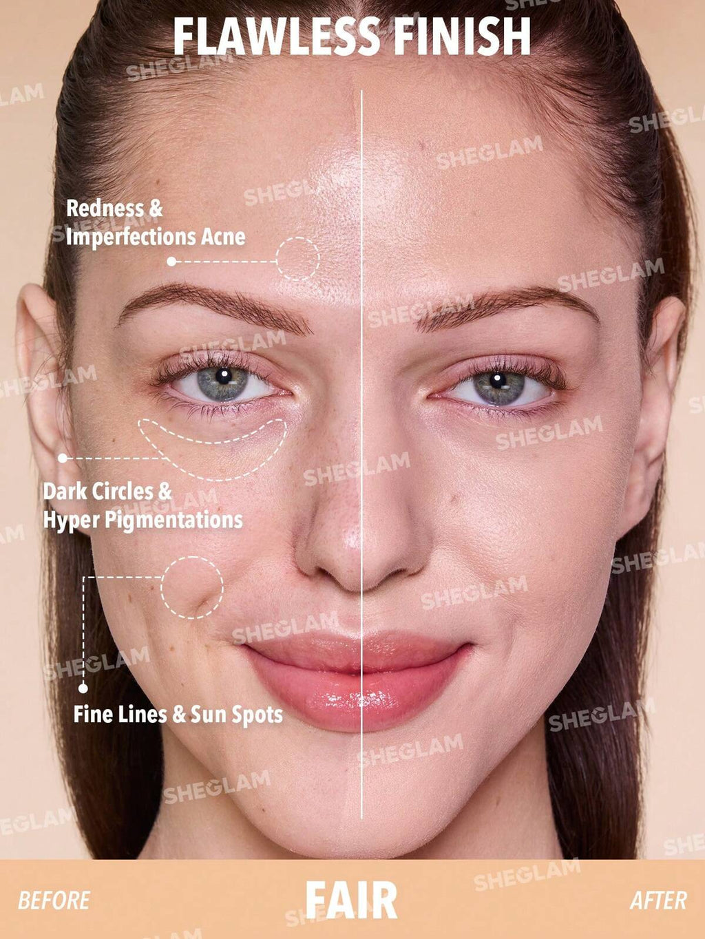 Sheglam Skin Magnet High Coverage Foundation Stick-Fair