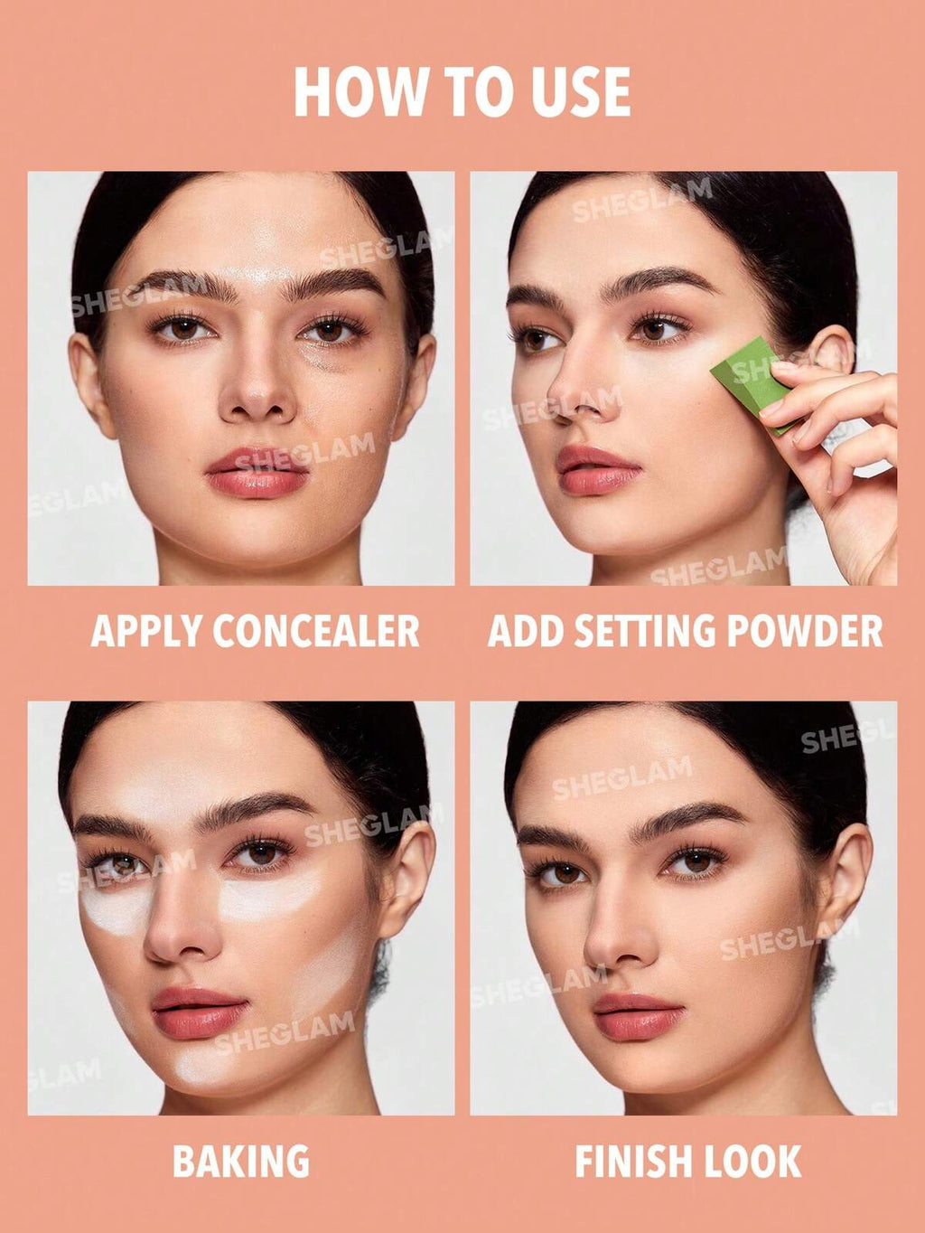 Sheglam Insta-Ready Face & Under Eye Setting Powder Duo