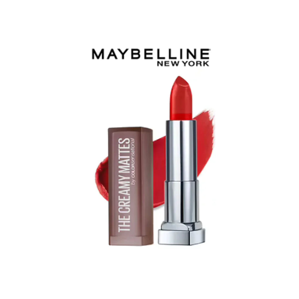 Maybelline - Color Sensational Creamy Matte Lipstick - 640 Red Libration