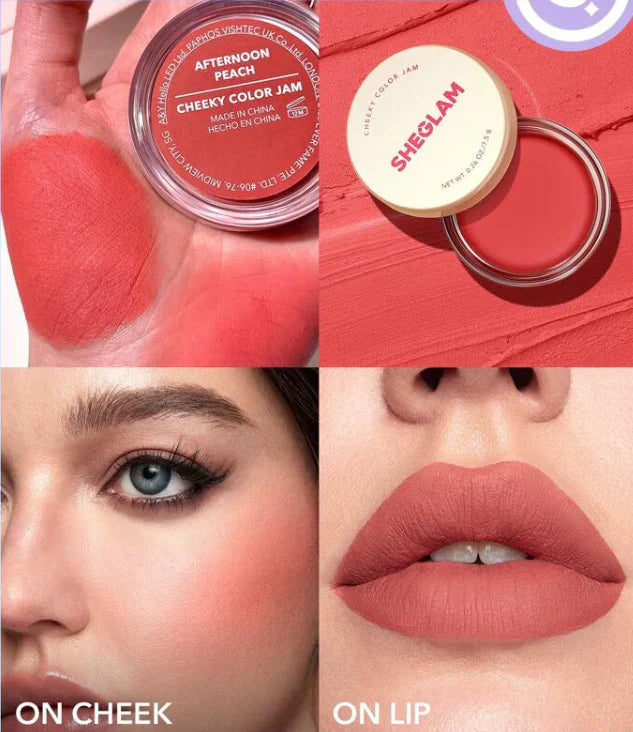 SHEGLAM Cheeky Color Jam - Afternoon Peach