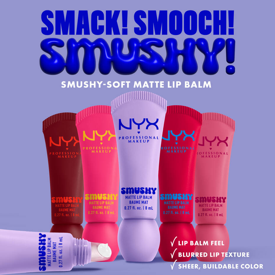 NYX Professional Makeup - Smushy Matte Lip Balm  - Sugar Smush
