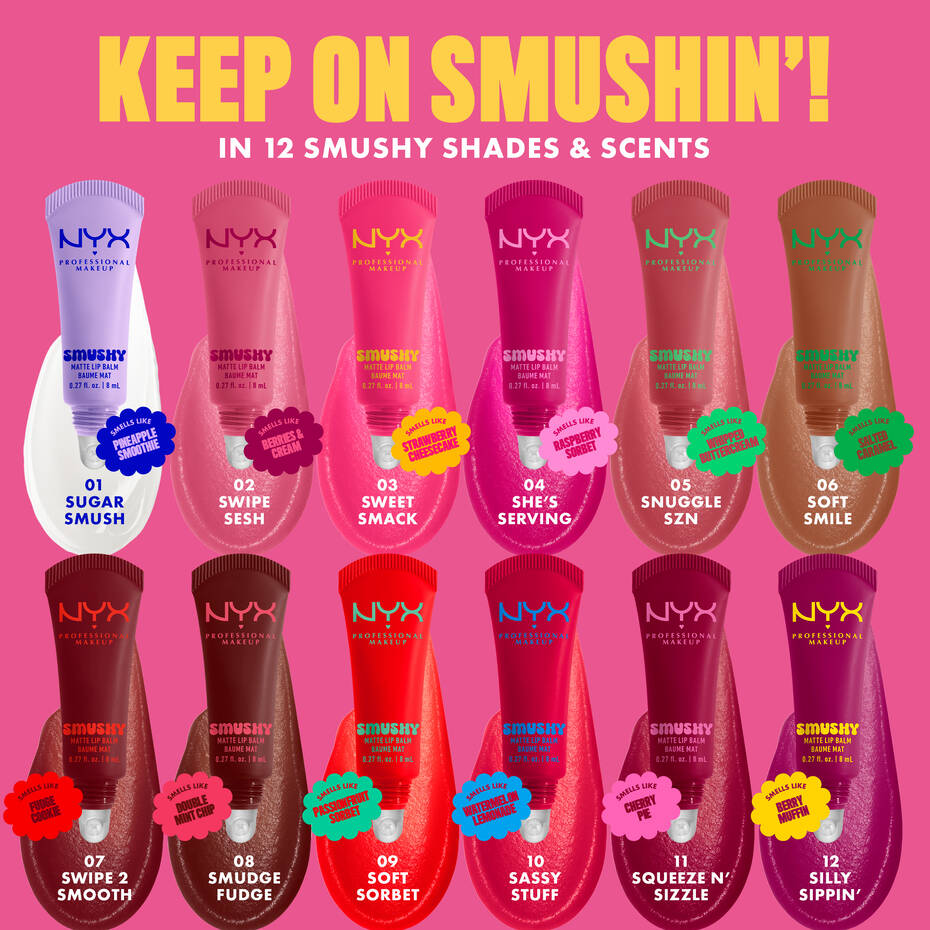 NYX Professional Makeup - Smushy Matte Lip Balm  - Sugar Smush