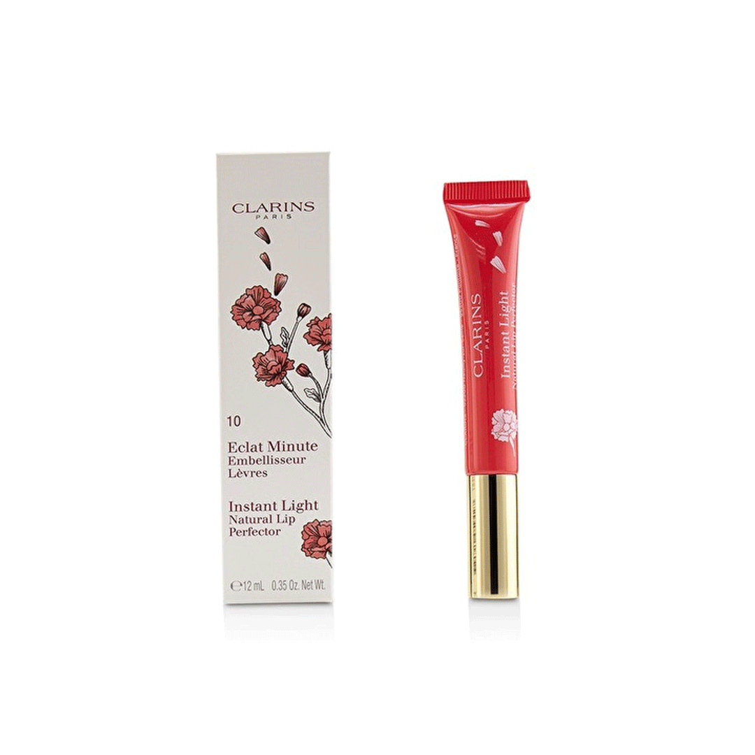 Clarins Instant Light Natural Lip Perfector -  10 Pink Shimmer