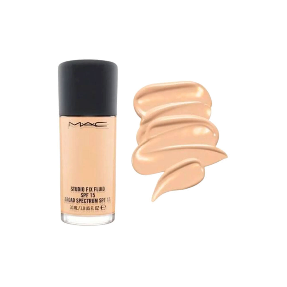 Mac Studio Fix Fluid SPF 15 24HR Matte Foundation + Oil Control-NC15