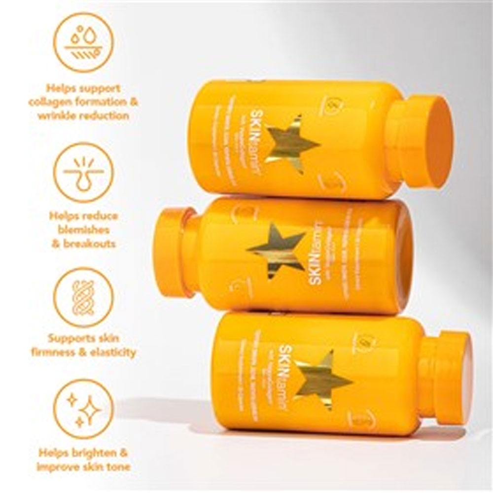 SKINtamin  Vitamin for Skin Health & Collagen Support - 30 Capsules
