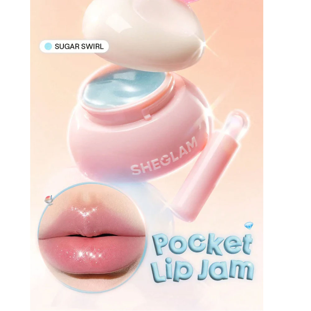 SHEGLAM- hydra jelly pocket lip jam - Sugar Swirl