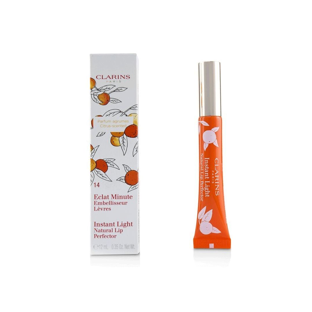 Clarins Instant Light Natural Lip Perfector -   14 Juicy Mandarin