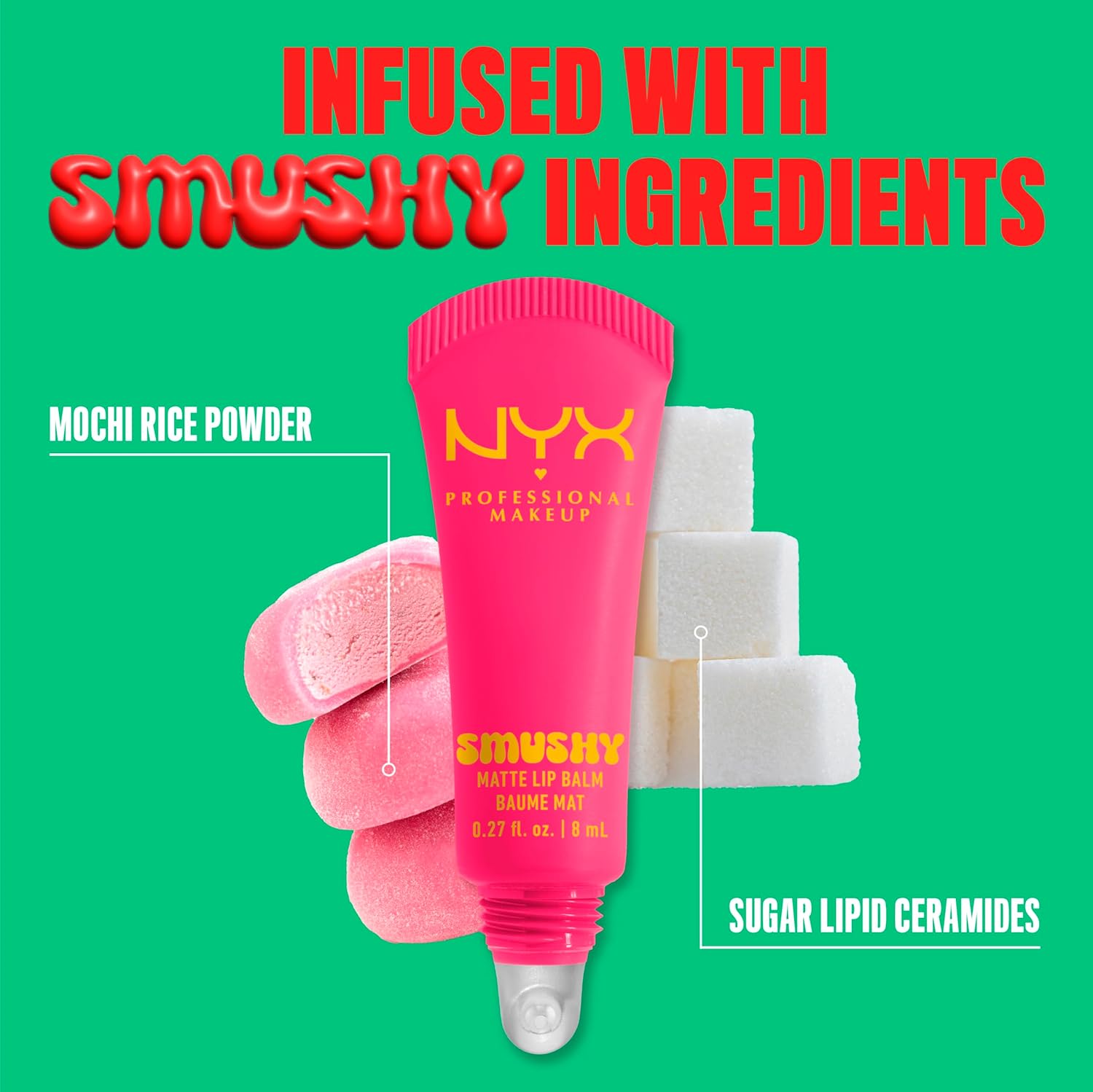 NYX Professional Makeup - Smushy Matte Lip Balm  - Silly Sippin