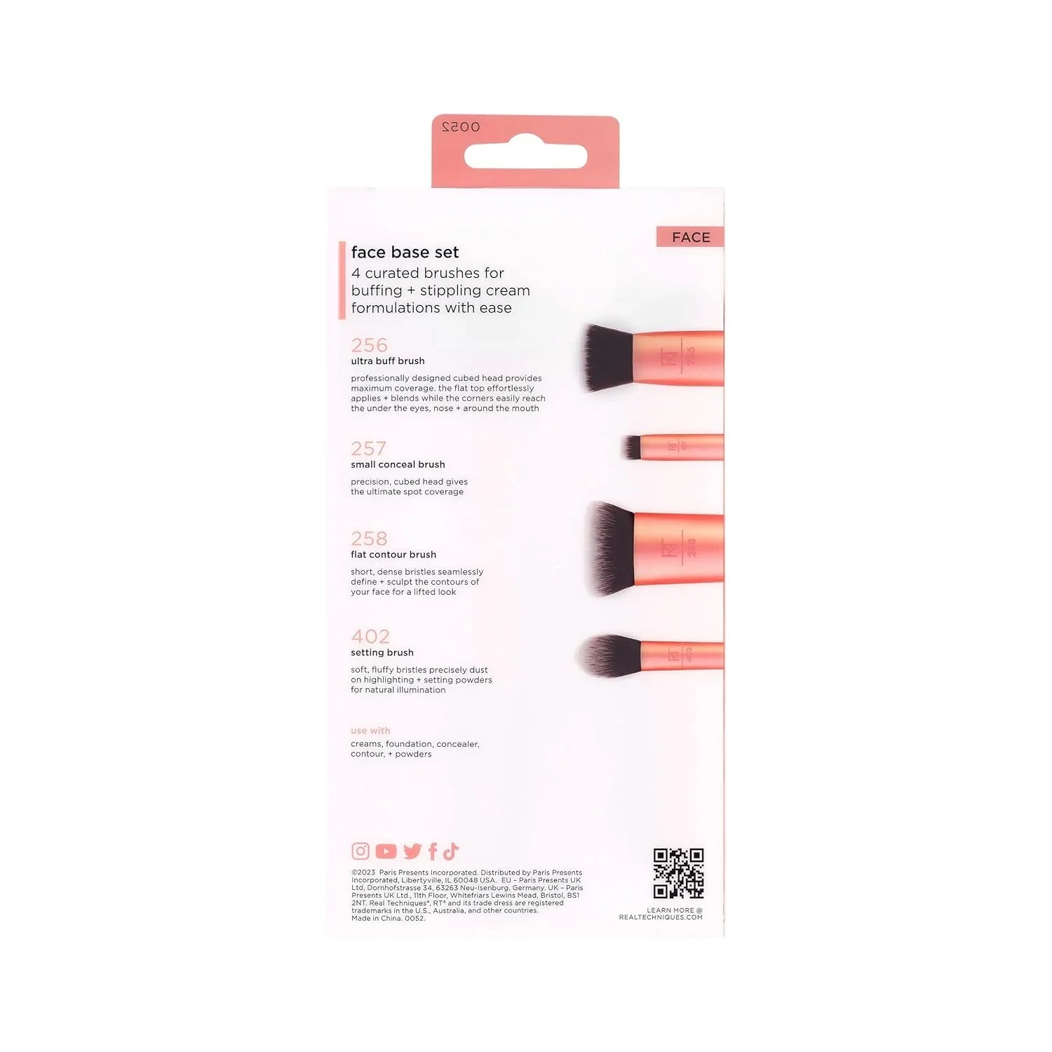 Real Techniques- Face Base Makeup Brush Set