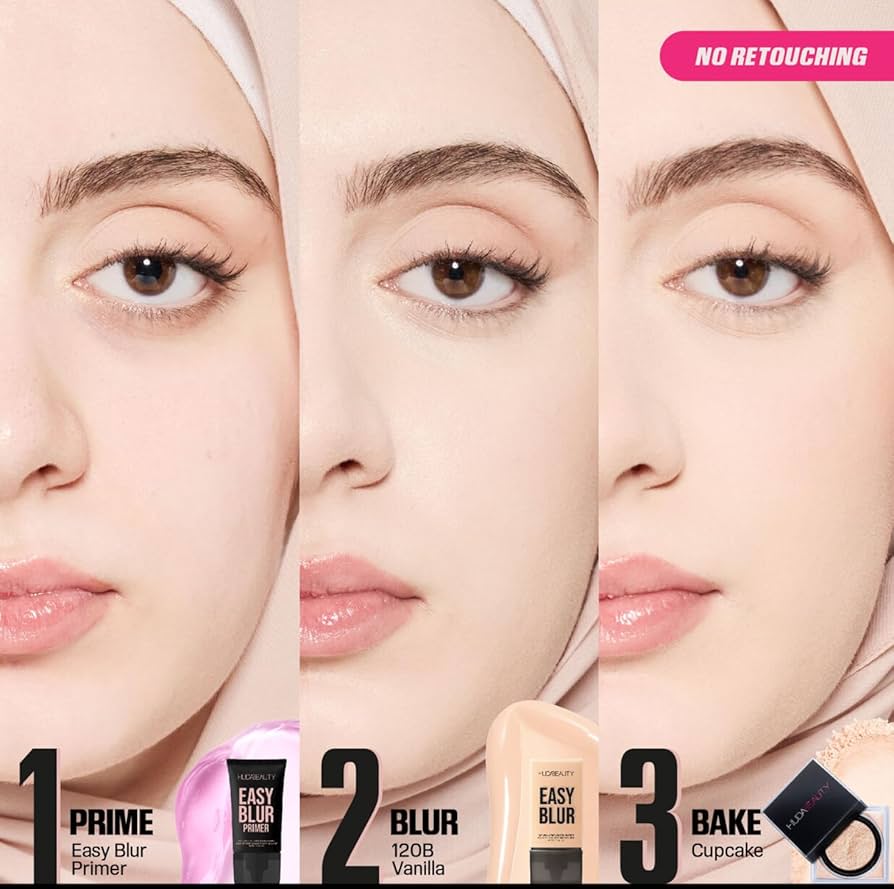 Huda Beauty - Easy Blur Natural Airbrush Foundation - Chai 210B 30ML