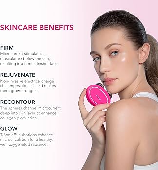 FOREO BEAR Smart Microcurrent Facial Toning Device Fuchsia