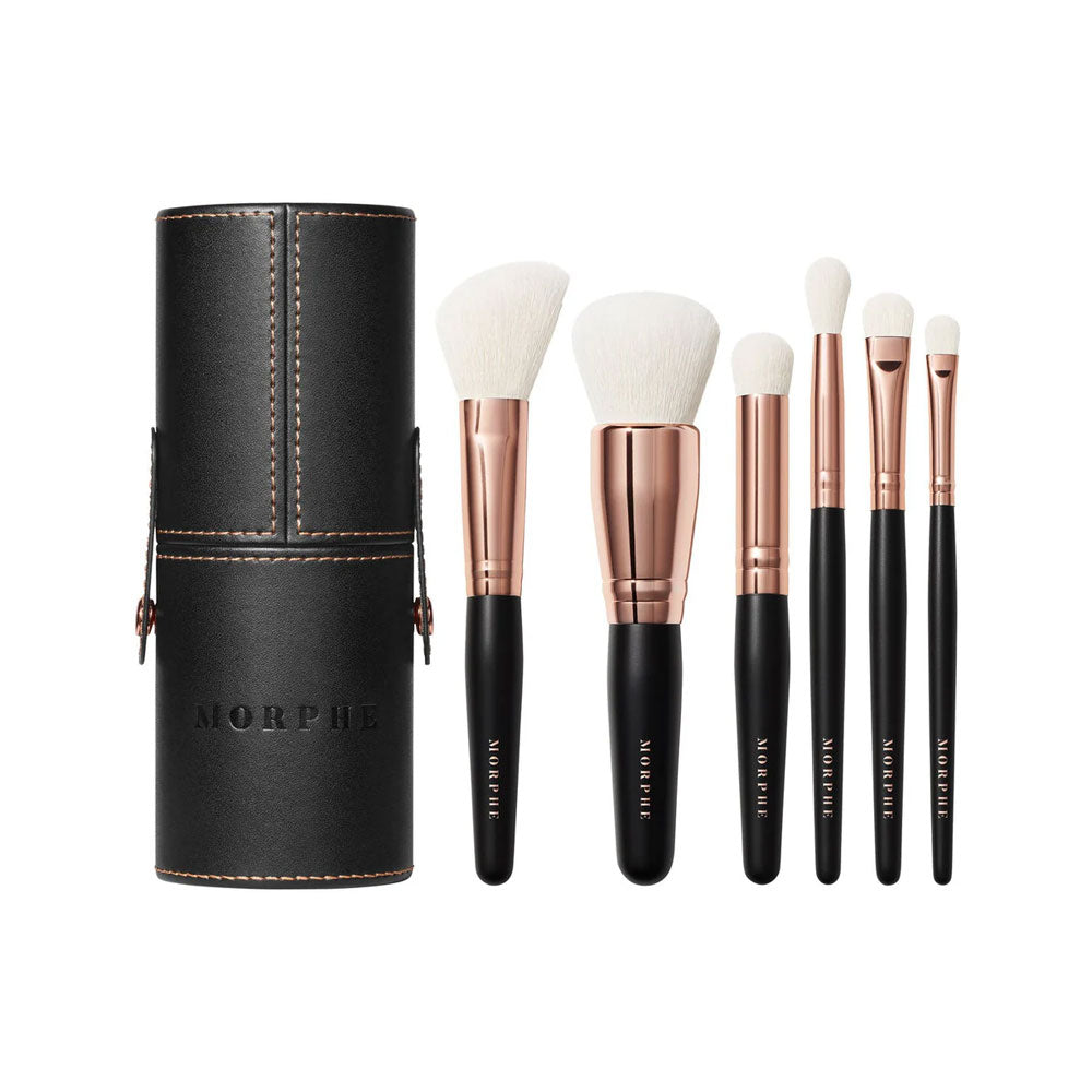 Morphe Rose Away 6 Piece Brush Set