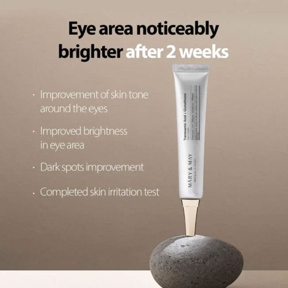 Mary & May Tranexamic Acid + Glutathione Eye Cream - 12G