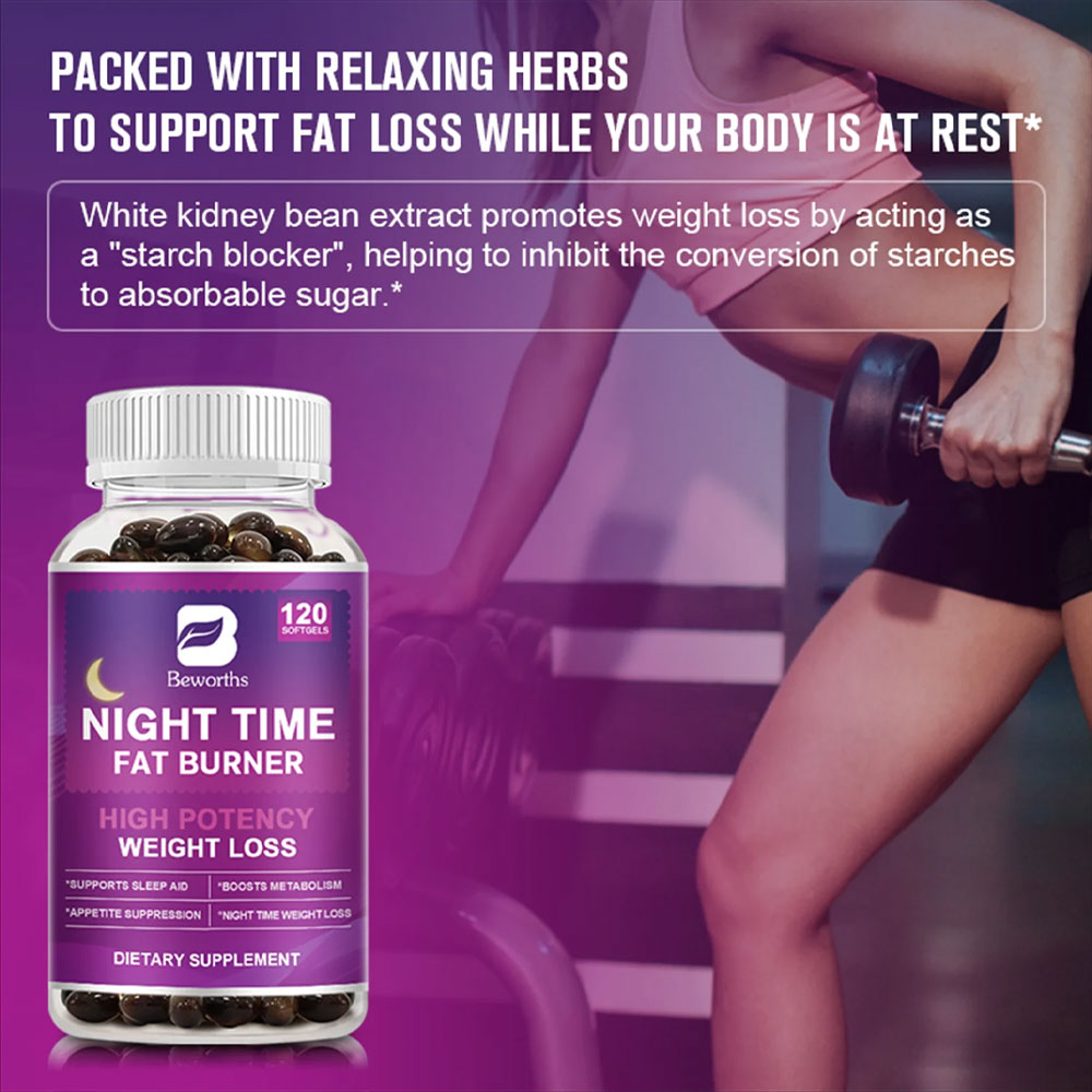 Night Time Fat Burner Weight Loss - 120 Capsule