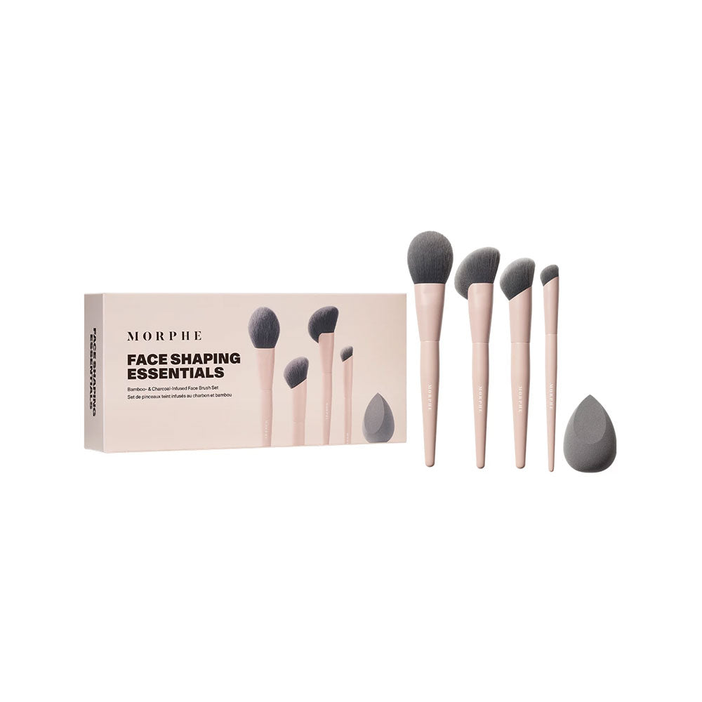 Morphe - Face Shaping Essentials Bamboo & Charcoal Infused Face Brush Set