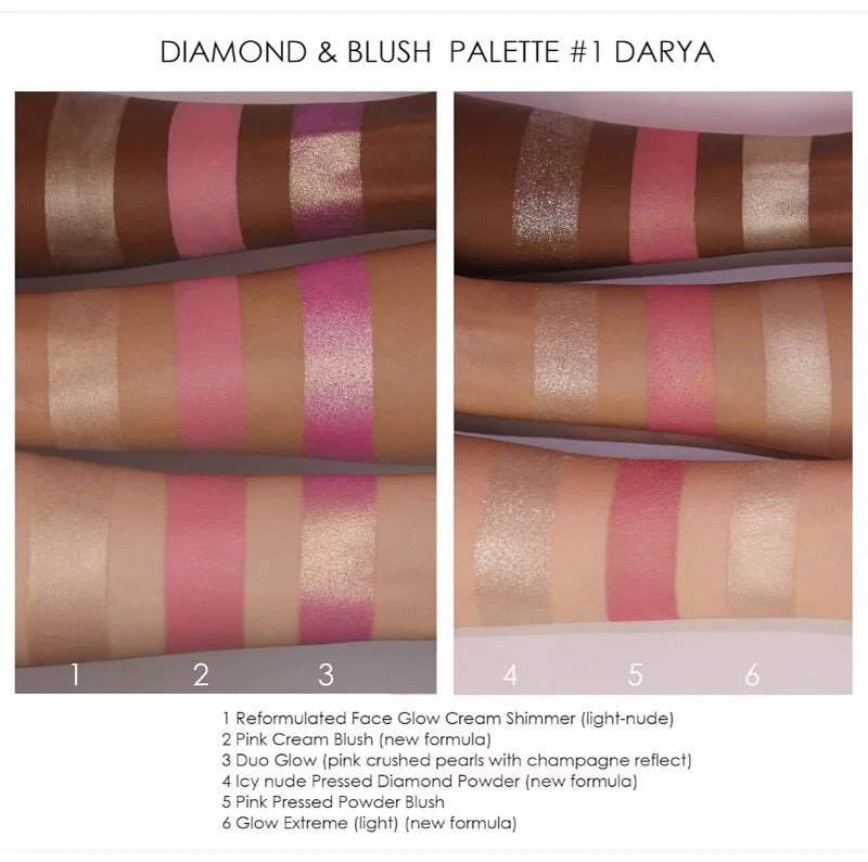 Natasha Denona Diamond & Blush Palette - Darya