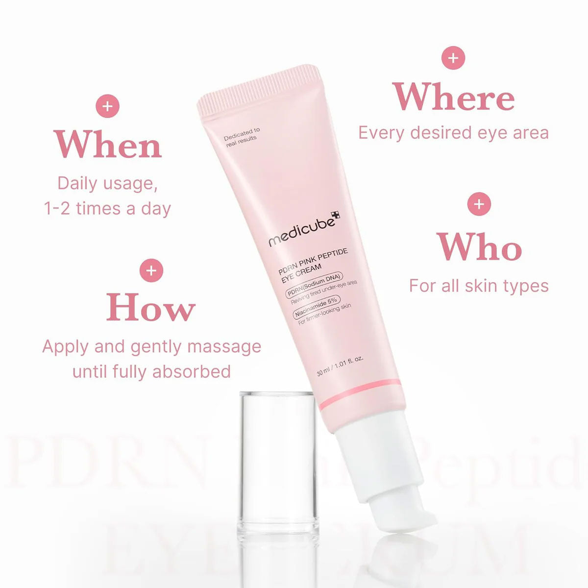 Medicube - PDRN Pink Peptide Eye Cream - 30ml