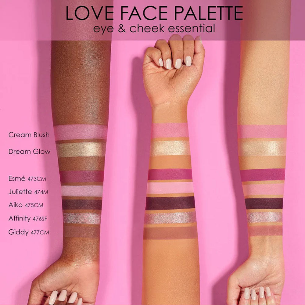 Natasha Denona - Love Face Eyeshadow & Cheek Essential Palette