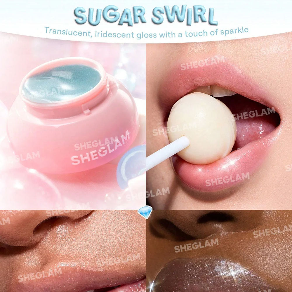 SHEGLAM- hydra jelly pocket lip jam - Sugar Swirl
