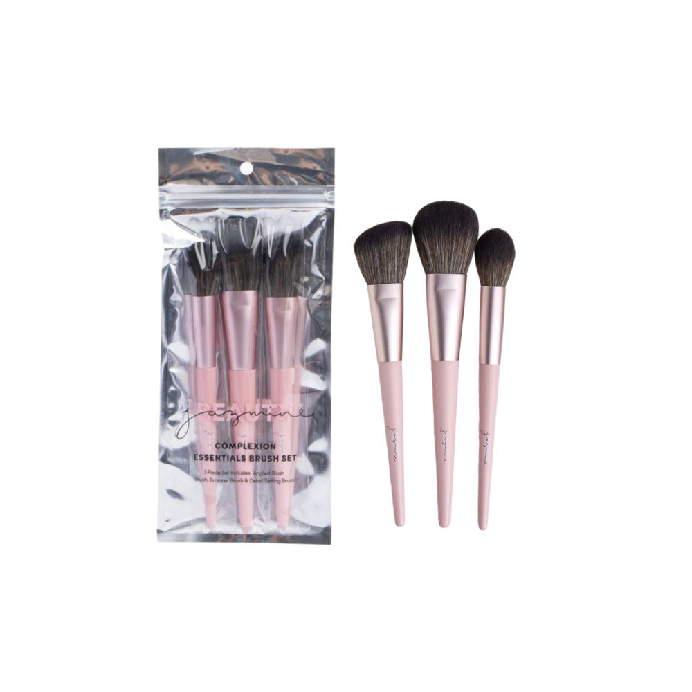 Jazmine Beauty Complexion Essentials 3 Piece Brush Set