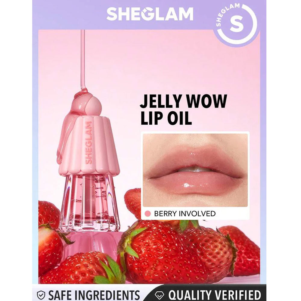 Sheglam  Jelly Wow Hydrating Lip Oil - Berry Involved