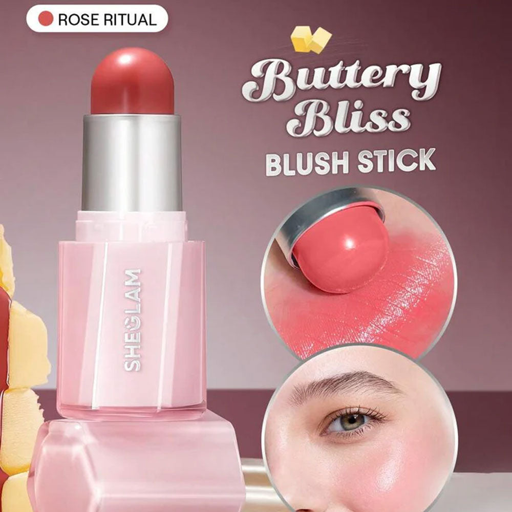 SHEGLAM Buttery Bliss Blush Stick - Rose Ritual