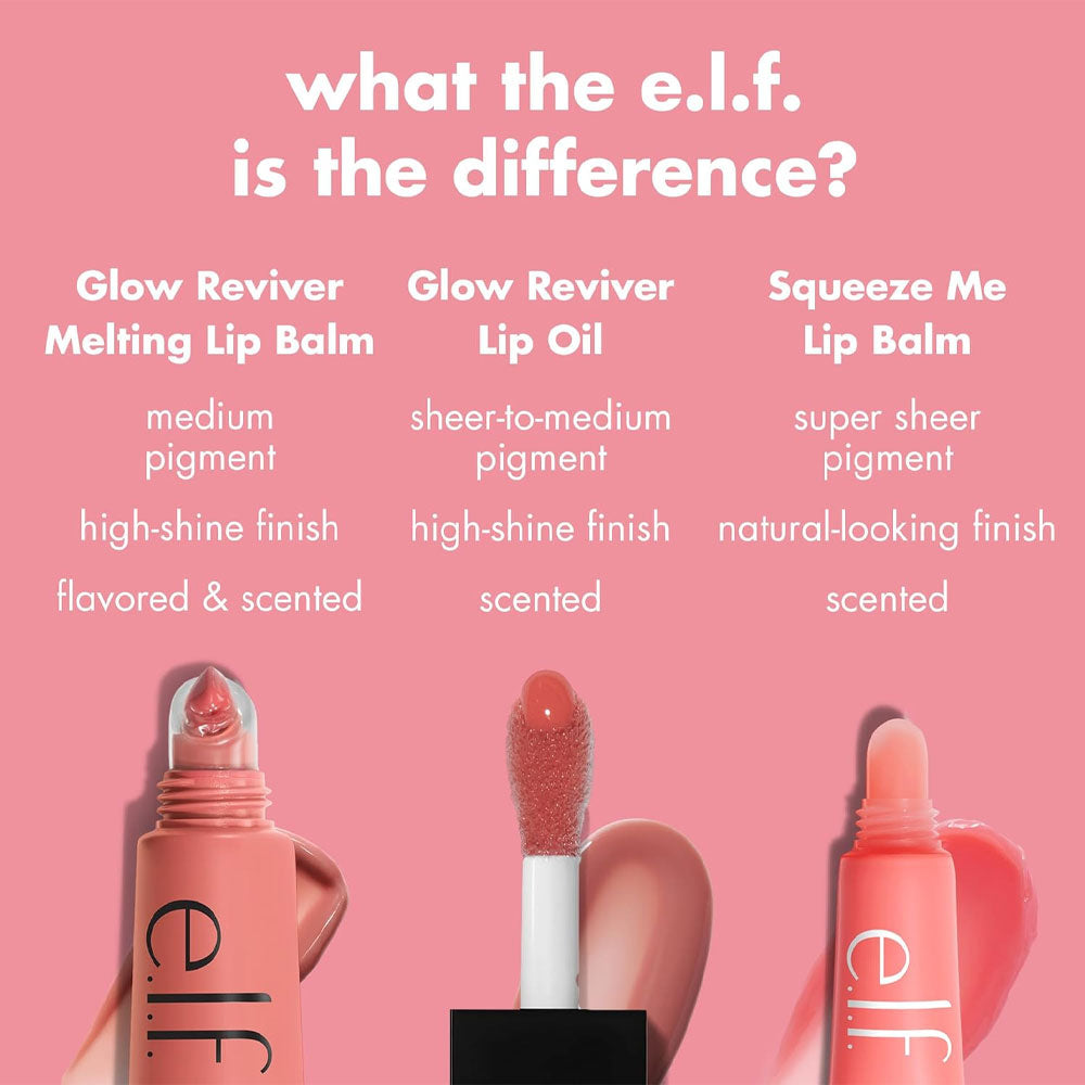 e.l.f - Glow Reviver Melting Lip Balm - Black Berry Sorbet