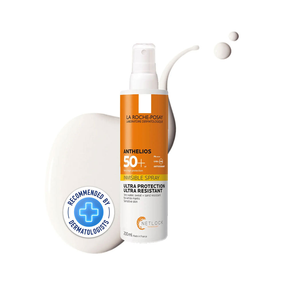 La Roche-Posay Anthelios Invisible Spray Sunscreen With SPF50+ For Sensitive Skin 200ml