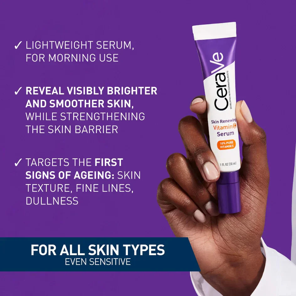 CeraVe Skin Renewing Vitamin C Serum, 30ml