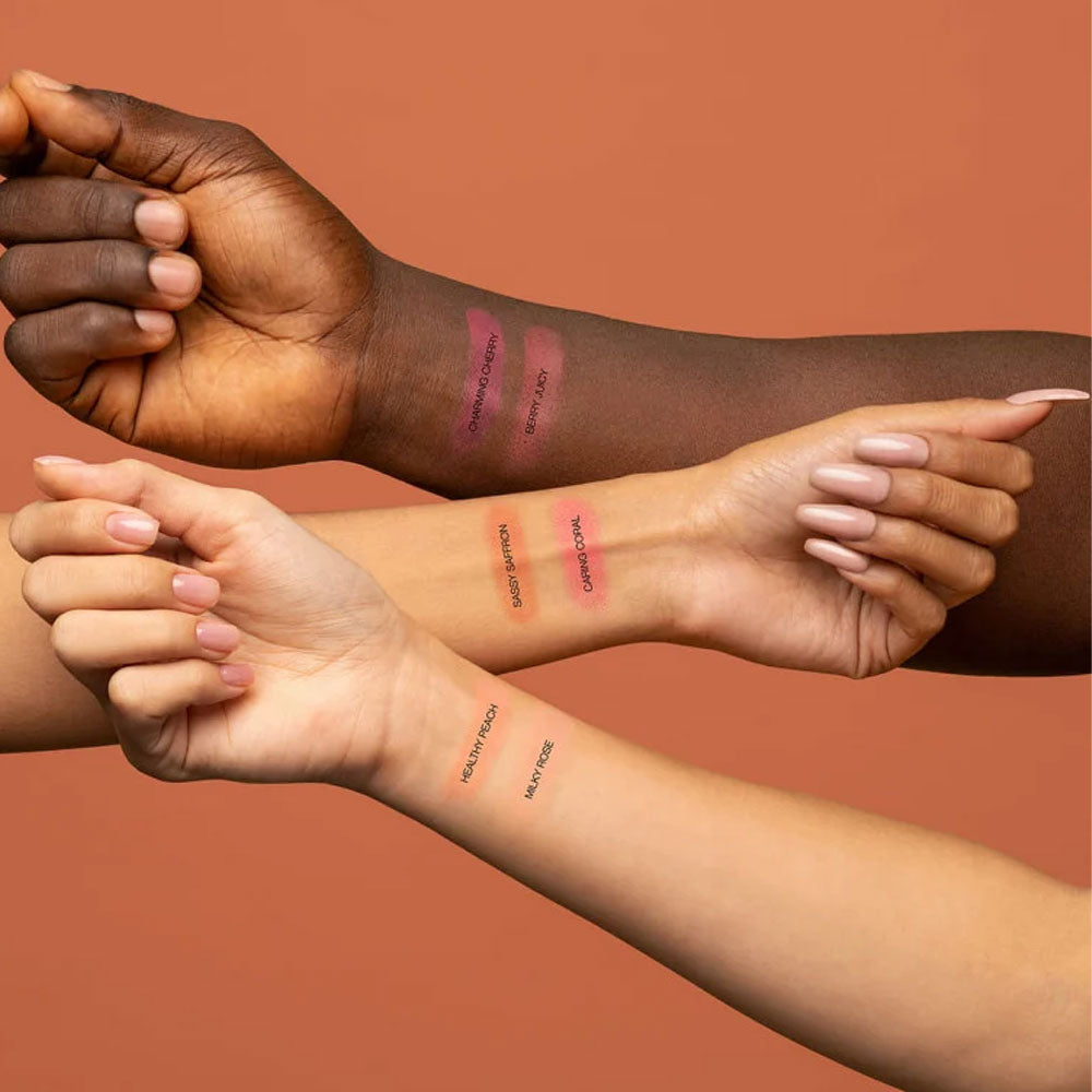 GloWish By Huda Beauty Cheeky Vegan Blush Powder - Milk Rose