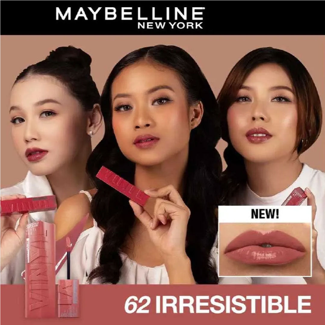 Maybelline Superstay Vinyl Ink Liquid Lipstick - 62 Irresistible