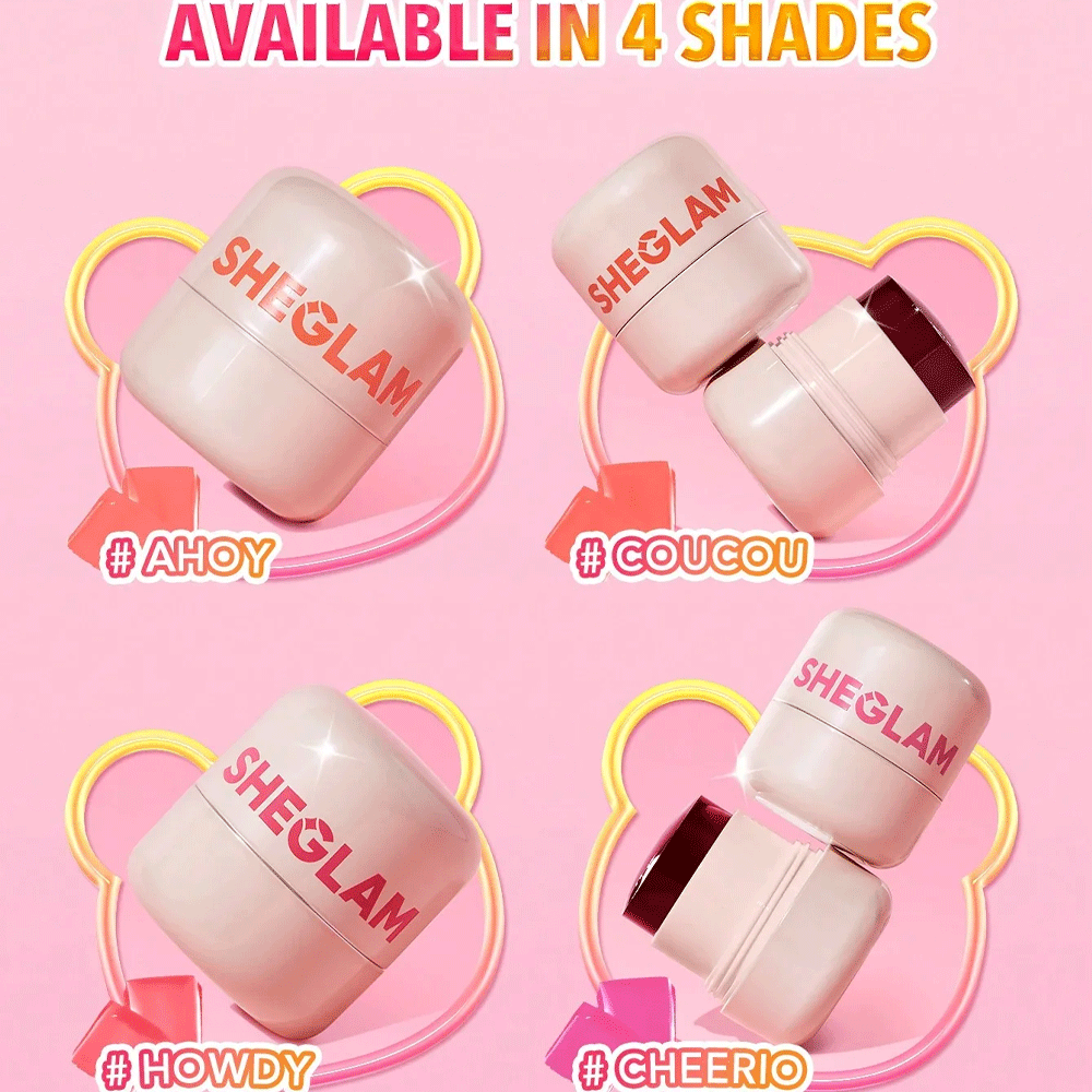 Sheglam- Jelly- Licious Hydrating Lip & Blush Tint- Ahoy