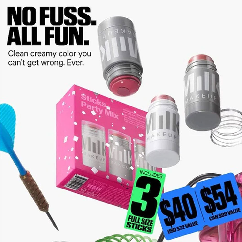 Milk Makeup Sticks Party Mix Cream Blush + Highlighter Set