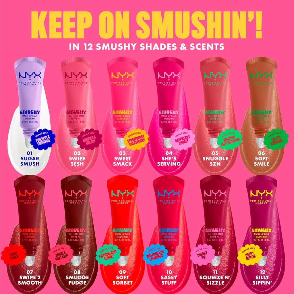 NYX Professional Makeup - Smushy Matte Lip Balm  - Silly Sippin