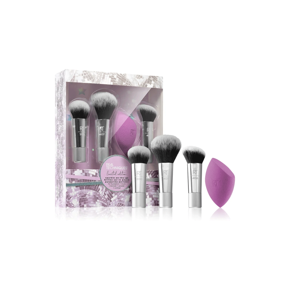 Real Techniques - Sparkle On-the-Go Limited Edition Brush Set