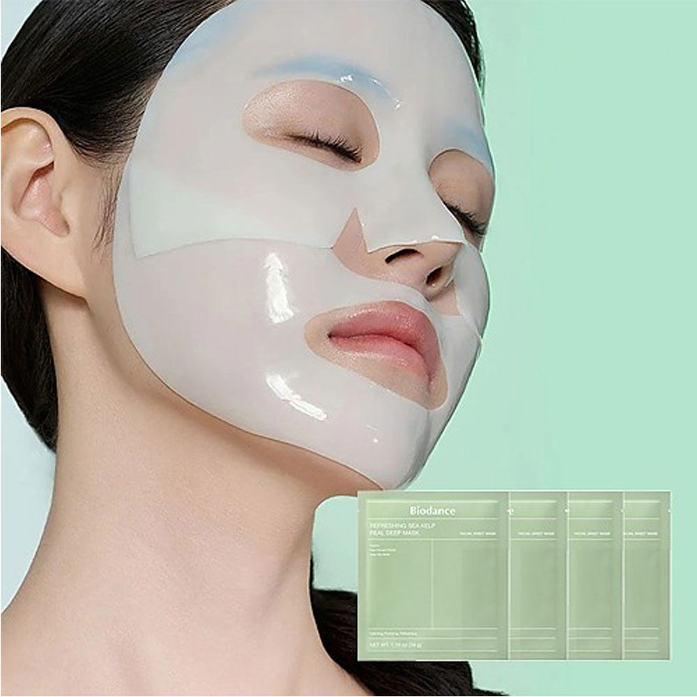 Biodance - Refreshing Sea Kelp Real Deep Mask 4 piece