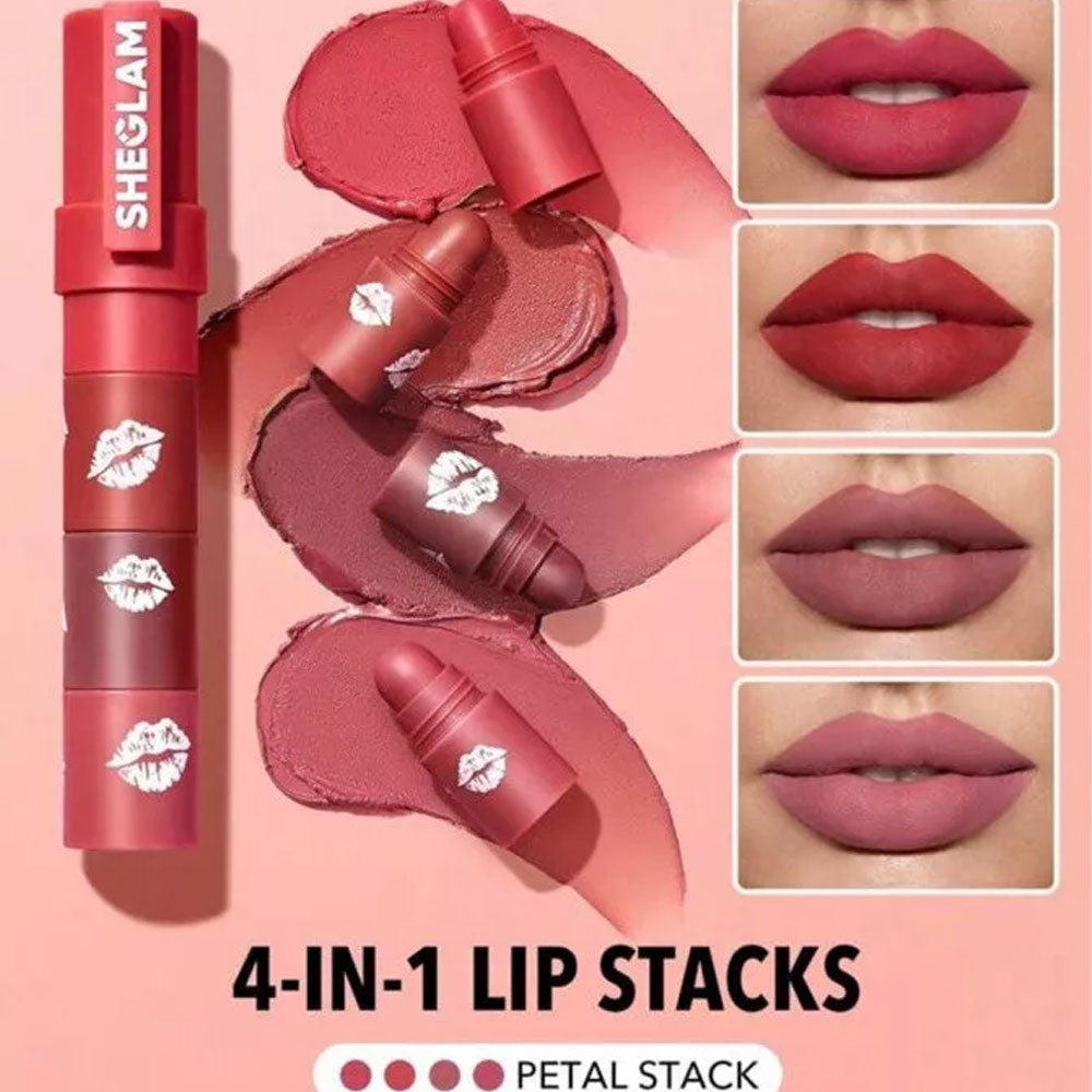 Sheglam Mega Lip Stacks-brown-Petal Stack