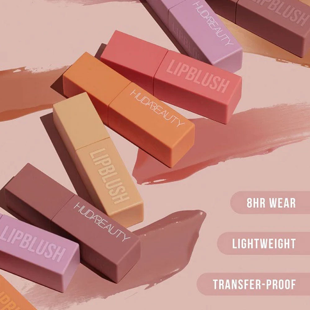 HUDA BEAUTY Lip Blush Cream Lip & Cheek Stain- Rosy Kiss