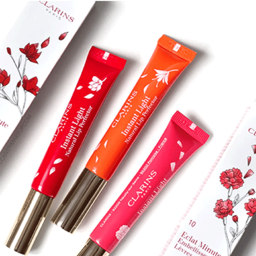 Clarins Instant Light Natural Lip Perfector -  10 Pink Shimmer
