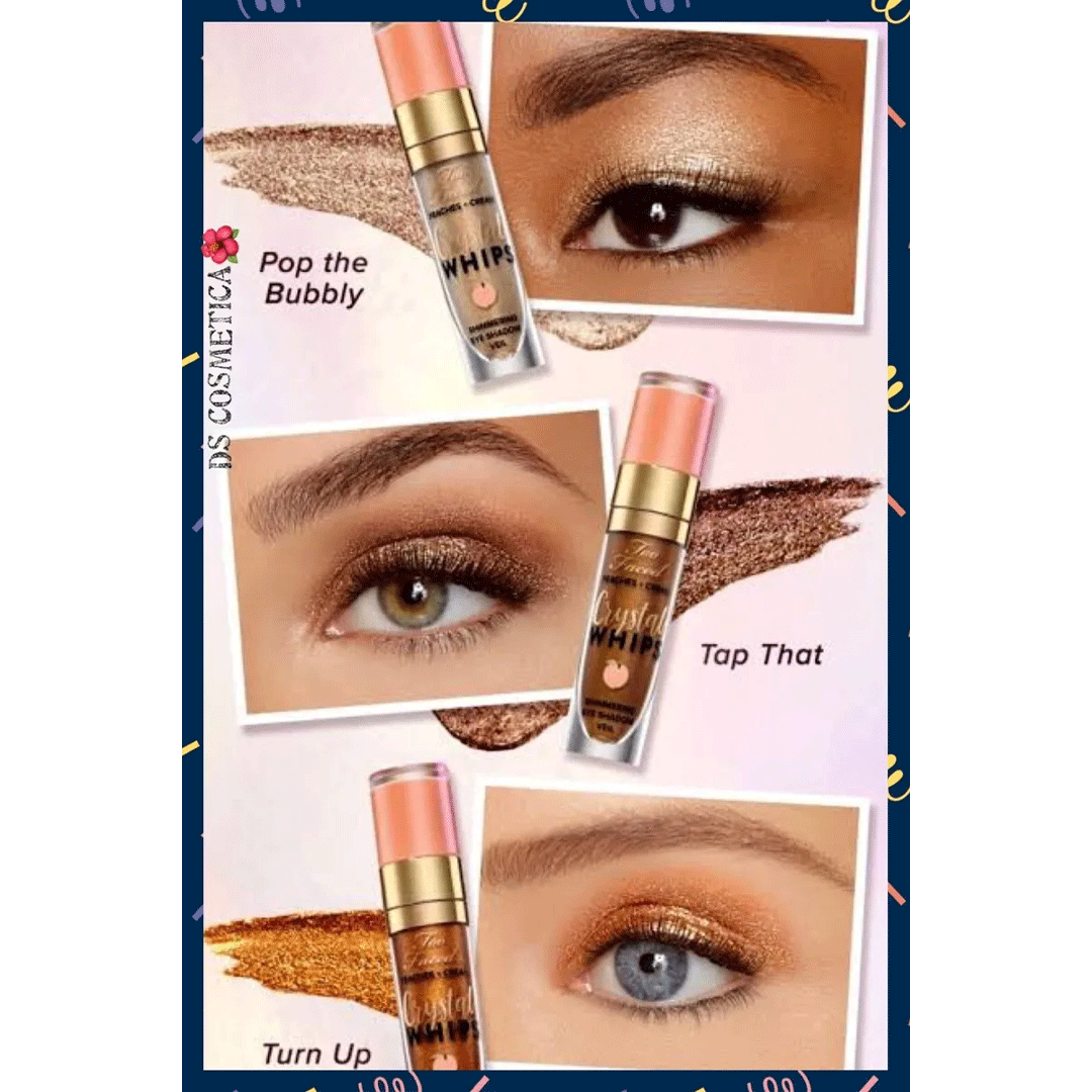 Too Faced Crystal Whips Shimmering Liquid Eye Shadow - Pop The Bubbly