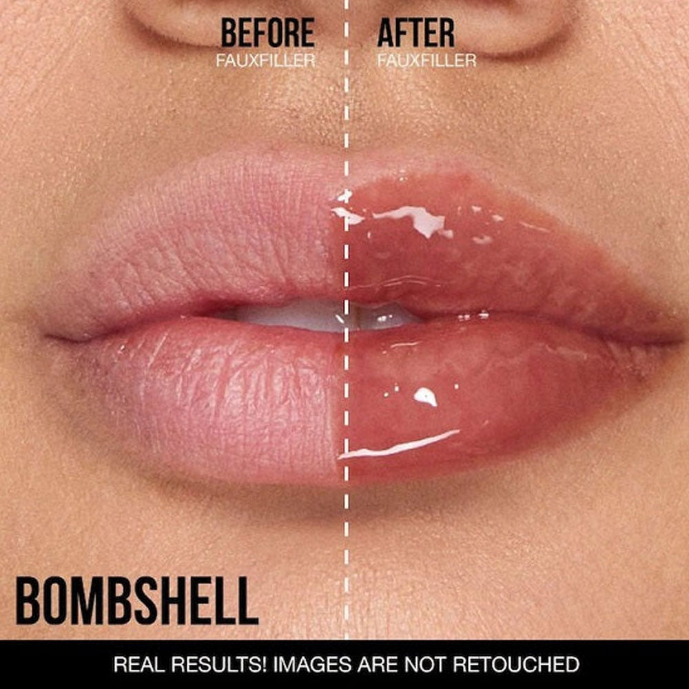 Huda Beauty Faux Filler Extra Shine Lip Gloss - Bombshell