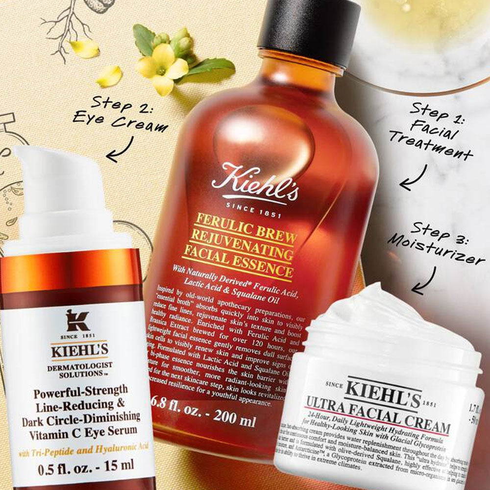 Kiehl's Ferulic Brew Rejuvenating Facial Essence - 200ML